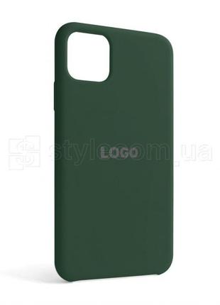 Чохол full silicone case для apple iphone 11 pro max atrovirens green (54)
