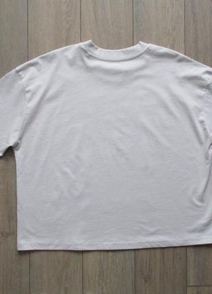 Tu (16/l) нюдовая оверсайз футболка женская3 фото