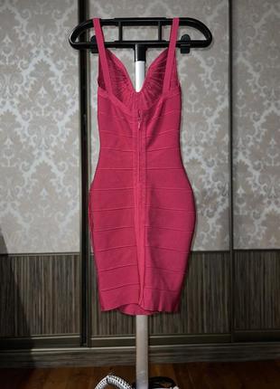 Малиновое платье в стиле herve lager розовое платье в стиле барби2 фото