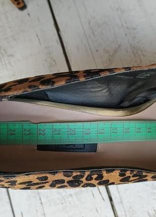 Шикрные туфли леопардовые туфлі лодочки f&f 396 фото