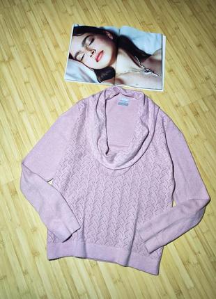 Maddison 🌷розкішний рожевий светр з вільною горловиною

55% шовк, 45% кашемір4 фото