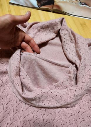 Maddison 🌷розкішний рожевий светр з вільною горловиною

55% шовк, 45% кашемір7 фото