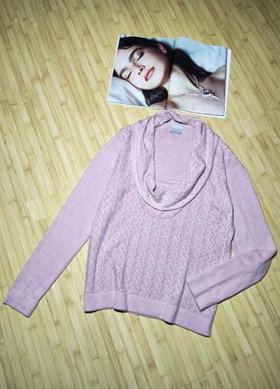 Maddison 🌷розкішний рожевий светр з вільною горловиною

55% шовк, 45% кашемір3 фото