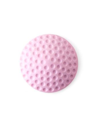 Захисна кругла наклейка на стіну та меблі 5 см рожева2 фото