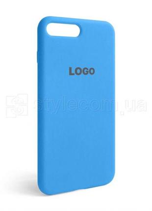 Чехол full silicone case для apple iphone 7 plus, 8 plus royal blue (03)1 фото