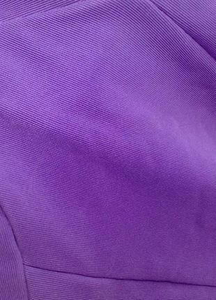 Бандажное сексуальное платье с декольте пуш ап мини фиолетовая сиреневая5 фото