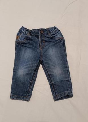 Детские джинсовые брюки на мальчика 3-6 м