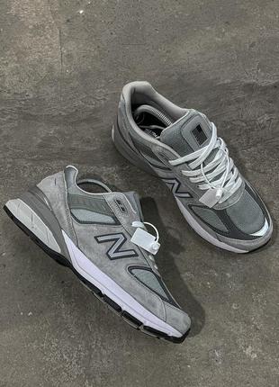 Крутые женские мужские кроссовки New Balance Core Куртка grey серые