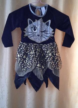 Платье котик детское2 фото
