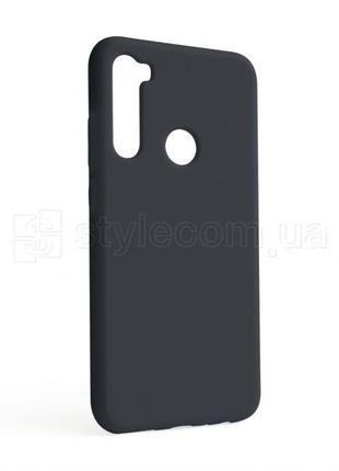 Чехол full silicone case для xiaomi redmi note 8 black (18) (без логотипа)