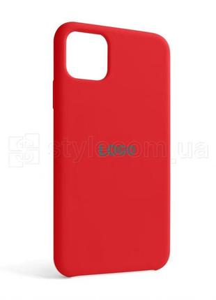 Чехол full silicone case для apple iphone 11 pro max red (14)