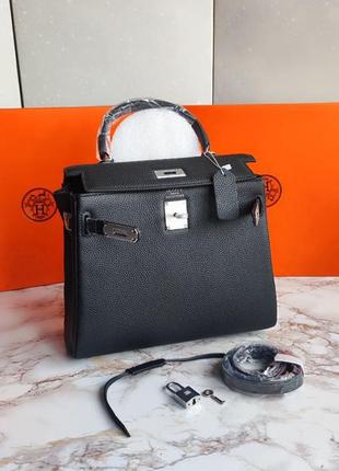 Сумка в стиле hermes kelly кожа мягкая