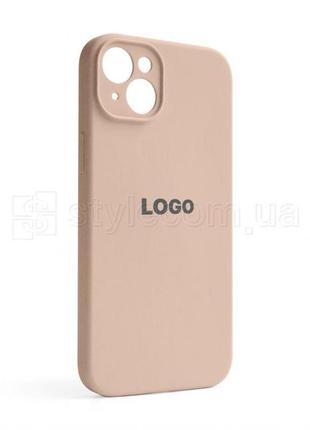 Чохол full silicone case для apple iphone 14 plus nude (19) закрита камера