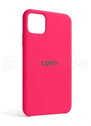 Чохол full silicone case для apple iphone 11 pro max shiny pink (38)