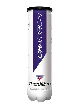 Мячи теннисные tecnifibre champion (4шт.)1 фото