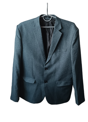 Фирменный темно серый пиджак boohoo man 48-52 р.3 фото