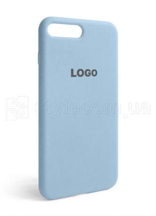 Чехол full silicone case для apple iphone 7 plus, 8 plus light blue (05)