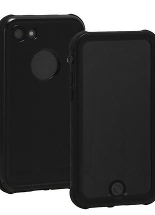 Waterproof tpu case — iphone 7 ; 8 — black