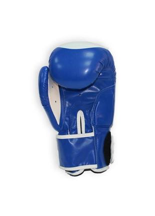 Боксерские перчатки thor competition (leather) blue2 фото