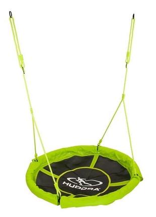 Садовая качеля детская и взрослая гнездо аиста hudora nest swing 110 (72156)