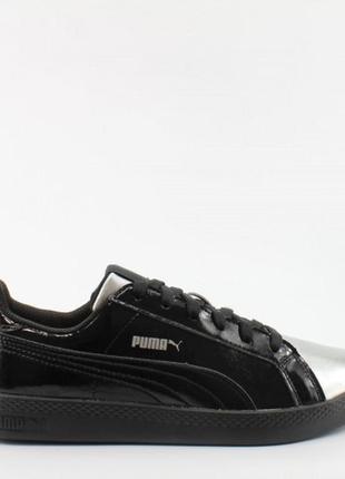 Кросівки puma smash metallic black leather (363611 02)