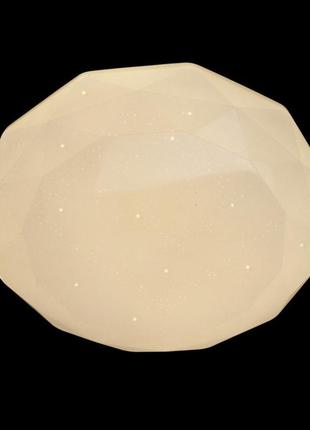 Потолочный светодиодный светильник 20w brille с пластиковым белым плафоном 4000-4700к ip20 w-607/20w