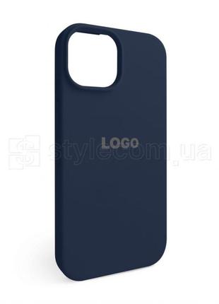 Чохол full silicone case для apple iphone 15 dark blue (08)