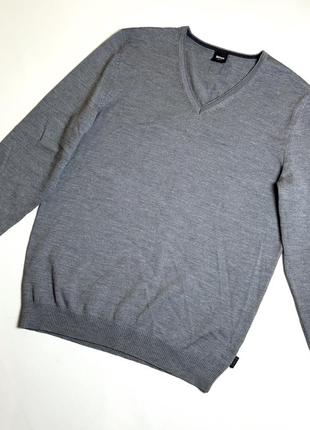Шерстяной свитер джемпер пуловер реглан кофта hugo boss оригинал3 фото