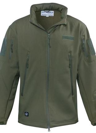 Тактическая куртка mac alister softshell jacket olive ci-1784