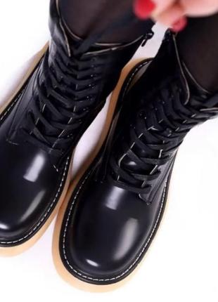 Женские ботинки-челси єврозима,черные 36-41р!1 фото