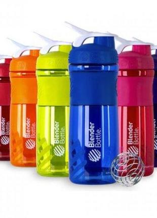 Спортивный шейкер blender bottle sportmixer red 760ml