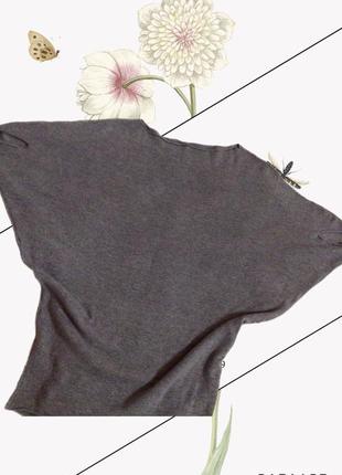 Італійський кашеміровий светр светрик сірий  zara mango bershka h&m вовна шерсть7 фото