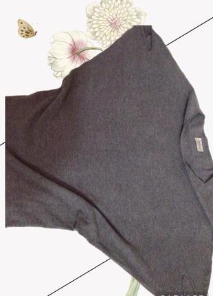 Італійський кашеміровий светр светрик сірий  zara mango bershka h&m вовна шерсть4 фото