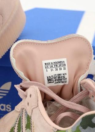 Жіночі модні замшеві кросівки,кеди adidas samba rose pink camo (37,38,39)5 фото