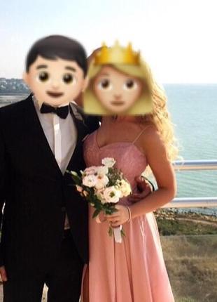 Супер платье в пол с разрезом