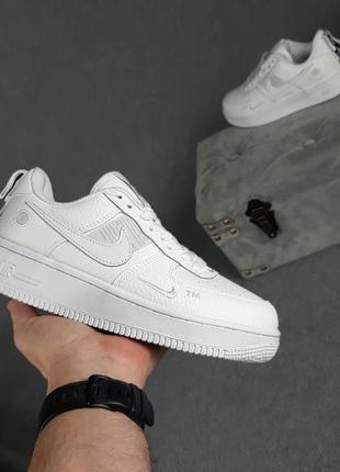 Женские кроссовки nike air force 1 low white найк форс белого цвета2 фото