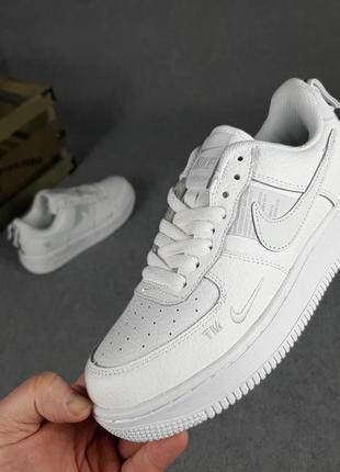 Женские кроссовки nike air force 1 low white найк форс белого цвета4 фото