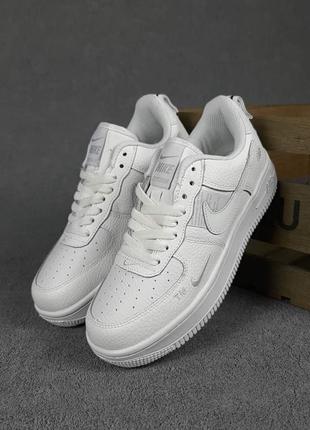 Женские кроссовки nike air force 1 low white найк форс белого цвета1 фото