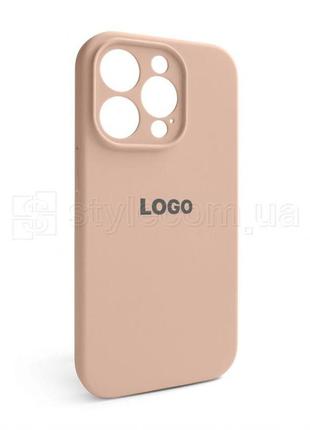 Чохол full silicone case для apple iphone 14 pro nude (19) закрита камера