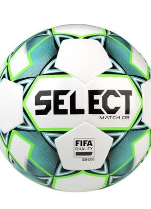 Мяч футбольный select match db (fifa quality) + насос і сітка для м'ячів у подарунок