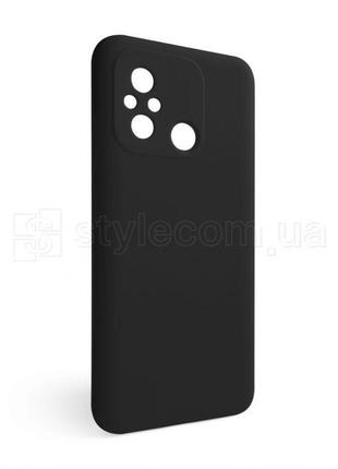 Чохол full silicone case для xiaomi redmi 12c black (18) (без логотипа)