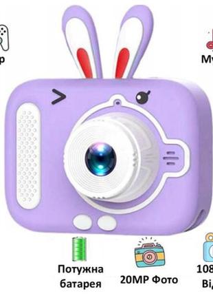 Дитячий фотоапарат x900 rabbit premium kidspix adventure: магія знімків для маленьких дослідників4 фото