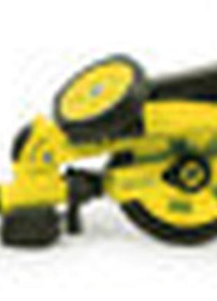 Складаний триколісний велосипед-біговел tcv 2 в 1 жовтий (t701 y)2 фото