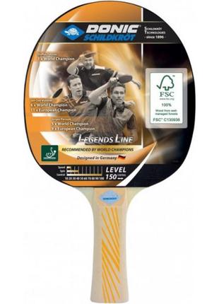 Ракетка для настольного тенниса donic legends 150 fsc (705211)