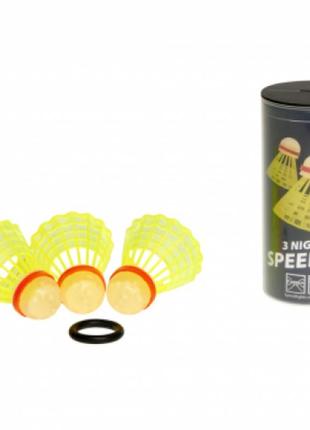 Набір воланів для спідмінтону speedminton tube nightpack (3 шт) 4002241 фото