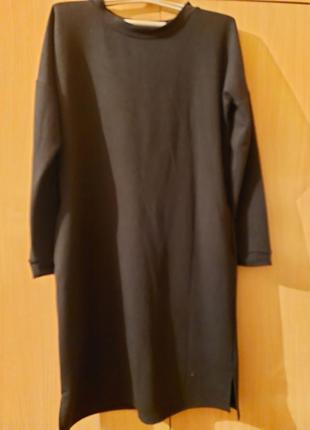 Платье черная прямая2 фото