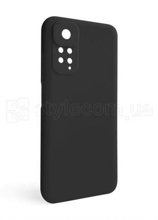 Чехол full silicone case для xiaomi redmi note 11 4g, redmi note 11s black (18) (без логотипа)