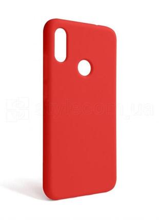 Чехол full silicone case для xiaomi redmi note 7 red (14) (без логотипа)