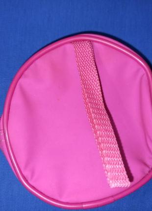 Детская круглая сумка сумочка клатч кометичка для девочки4 фото