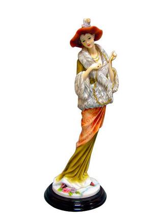 Фігурка декоративна lefard дама в капелюшку 50-186 40х17х15 см